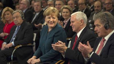 Twitter-happy Trump dominates Munich security meeting