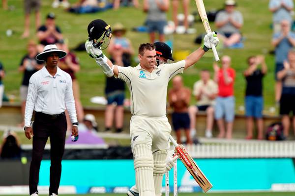 Tom Latham’s century gets New Zealand on the road against England