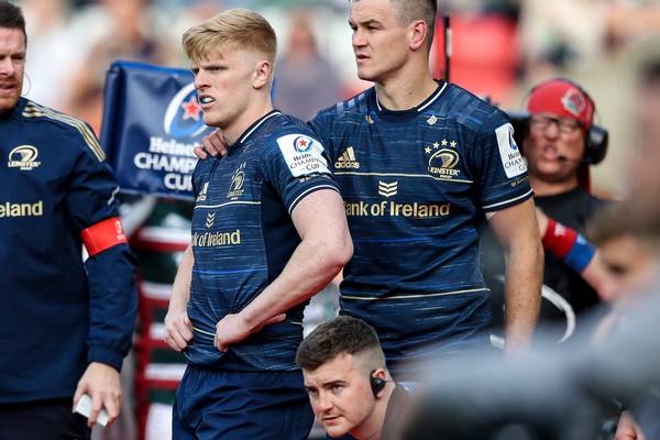 Leinster vs Toulouse: Unchanged Leinster XV as injured Tommy O’Brien drops out of 23