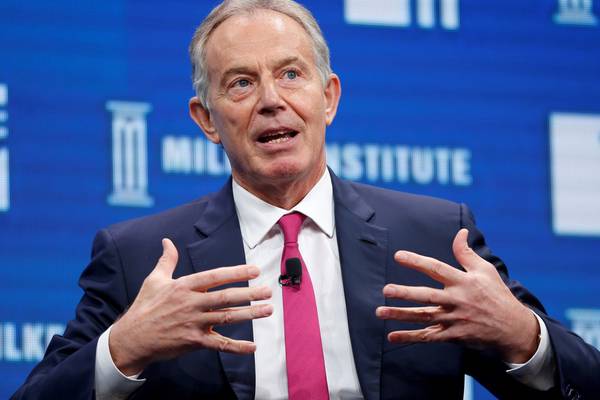 Blair returns to politics: Brexit will relegate UK trade position