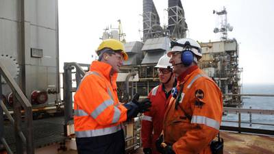 Despite falling  reserves, oil takes centre stage     in  Scottish independence debate