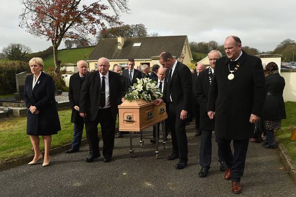 Seymour Crawford hailed as a ‘peacemaker’ at funeral
