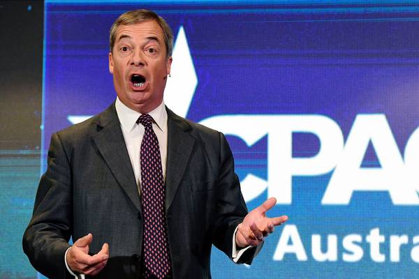 Nigel Farage ridicules British royal family in Australian speech