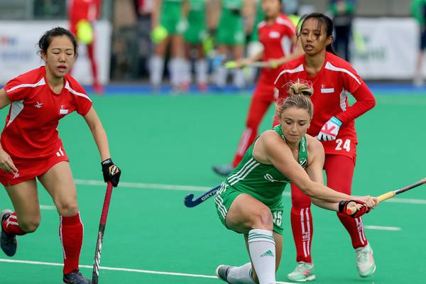 Ireland thrash Singapore to secure semi-final place