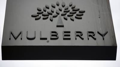 Mulberry Group says full year revenue up 5% to  £155.9 m