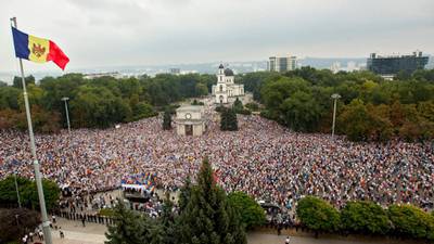 Moldova protesters take to streets criticising ‘mafia’ government