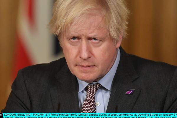 Covid-19: Johnson targets easing of restrictions from March 8th