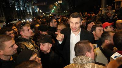 Klitschko pulls out of Ukraine presidential race