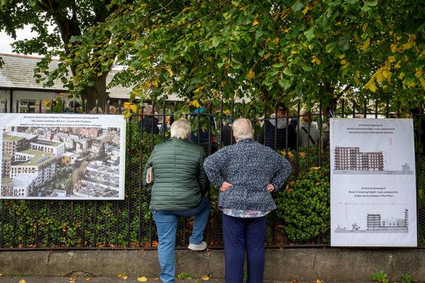 Locals to seek judicial review of ‘monstrous’ plan for O’Devaney Gardens