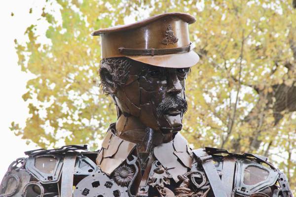 Marking WW1 armistice: ‘Haunting Soldier’ comes to Dublin