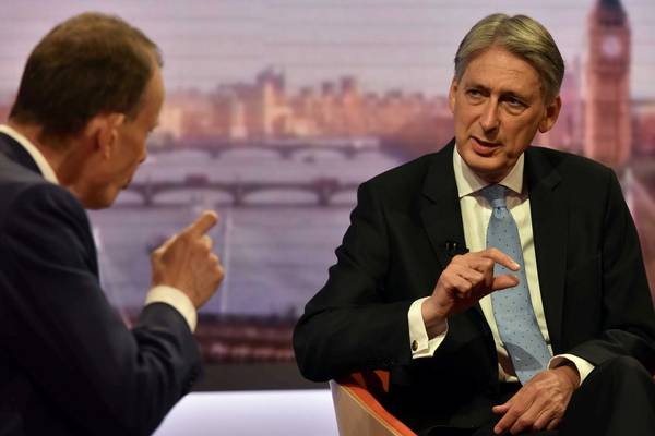 Hammond accuses cabinet Brexiters of moves to undermine him
