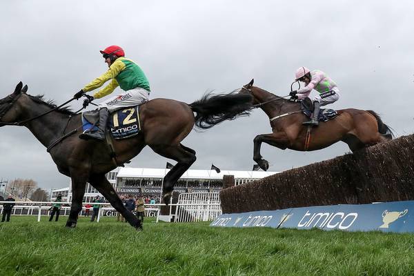 Sizing John emerges from Douvan shadow to bask in Cheltenham’s golden glow