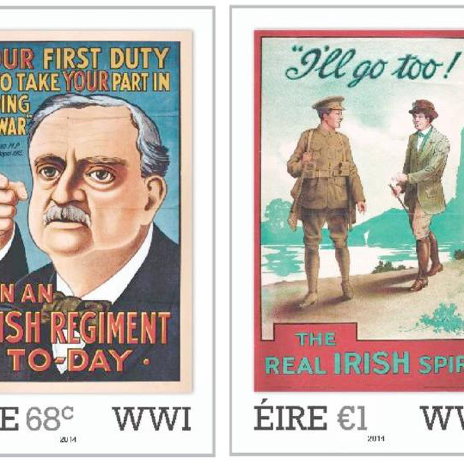 Two new stamps mark centenary of first World War – The Irish Times
