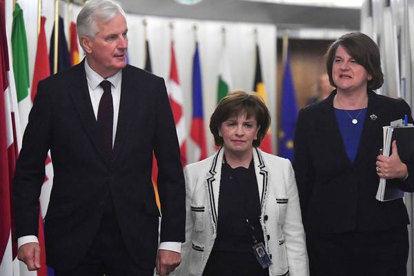 DUP delegation reiterates stance to EU negotiators in Brussels