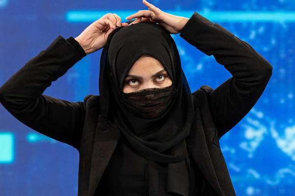 Taliban begin enforcing order for female TV anchors to cover their faces on air