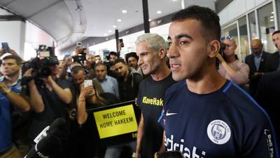 Refugee footballer feted in Australia after release from Thai jail