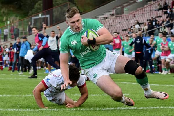 Ireland under-20s score late try to avoid shock defeat to Georgia