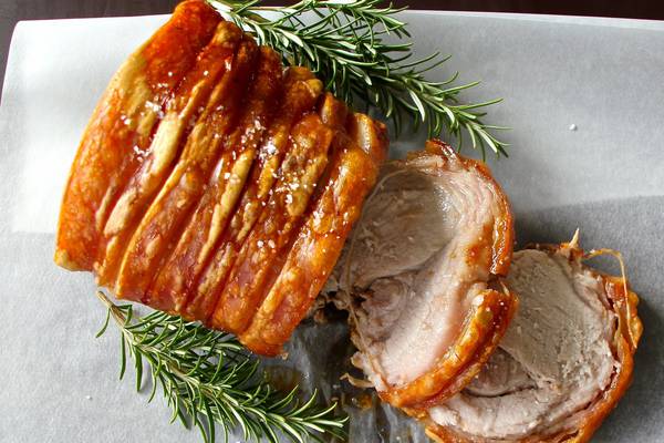 Thinking of ideas for romantic meals? Try roast pork followed by lemon posset