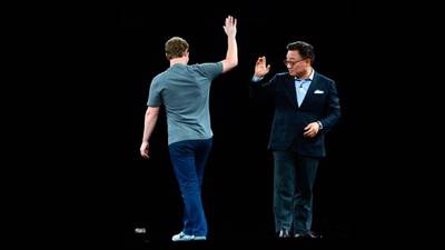 Mobile World Congress:  Zuckerberg endorses Samsung