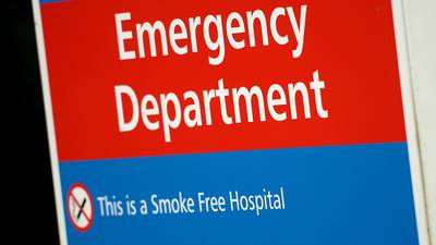 Sharp drop in numbers attending hospital emergency departments