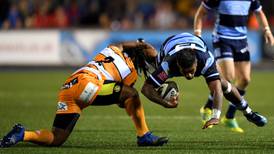 Cardiff Blues rally to deny Cheetahs a first win of the season