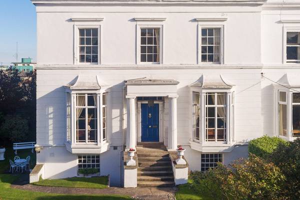 Kingpin on Monkstown terrace with private park for €2.4m