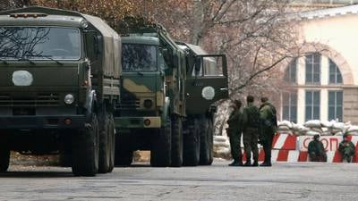 Russia denies  troops and tanks entering Ukraine