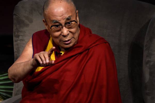Dalai Lama calls for century of peace during a visit to North