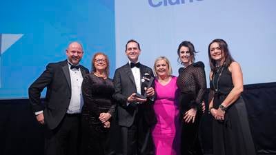 Entrepreneur Terry Clune wins Deal of the Year at Irish Times Business Awards