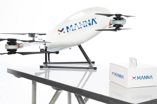 Drone delivery start-up Manna raises further funds