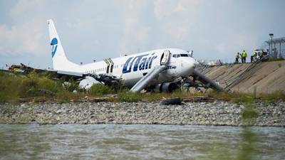 Eighteen hurt as passenger jet comes off runway in Russia