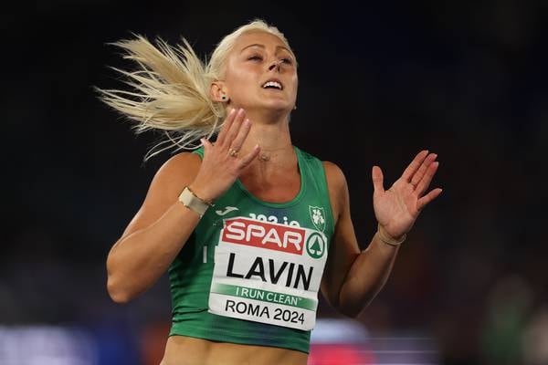 Sarah Lavin clips hurdle to finish seventh best in Europe