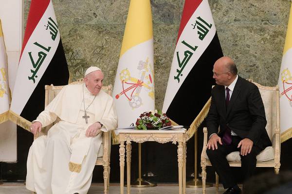 Pope Francis calls for end to violence and religious strife during Iraq visit