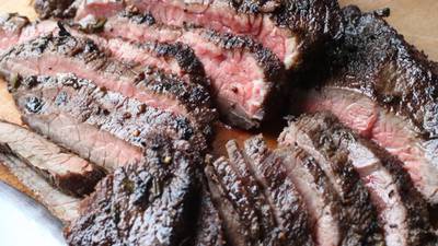 Saturday: Marinated steaks