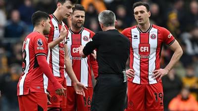 Sheffield United players fight among themselves in defeat at Wolves