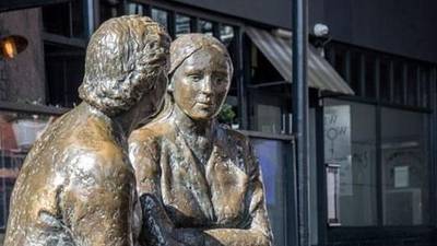 Talking statues: Gabriel Byrne and Brenda Fricker bring Dublin landmarks to life