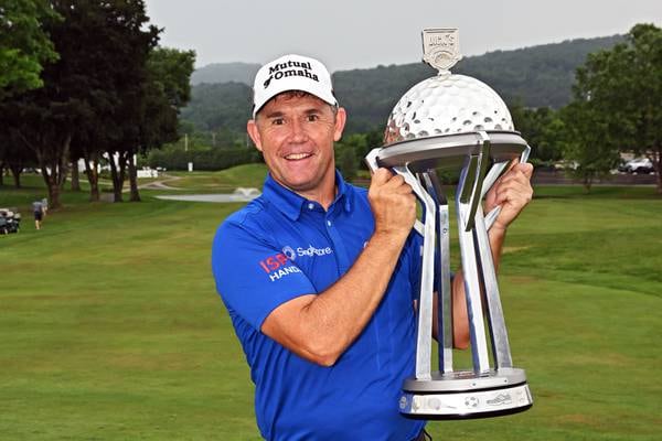 Pádraig Harrington wins Champions Tour event for third year in a row