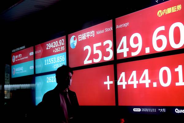 Asian shares rise as vaccine hopes inject relief