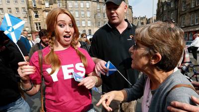 Poll confirms surge in support for Scottish independence