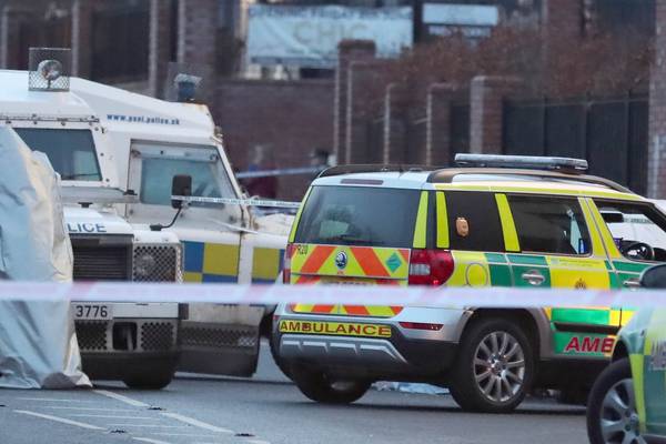 Two men arrested over Belfast shooting outside school released without charge