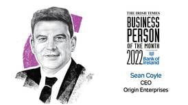 Business Person of the Month: Sean Coyle, Origin Enterprises 