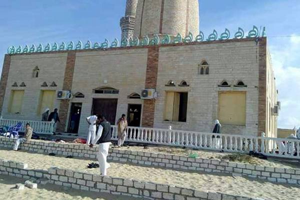Over 230 killed in suspected Islamist attack on Egyptian mosque