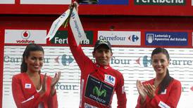 Quintana takes red jersey after  late  Contador break causes havoc