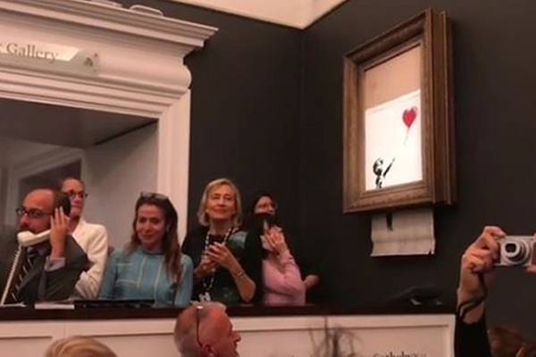 Woman who bought shredded Banksy artwork to go through with purchase