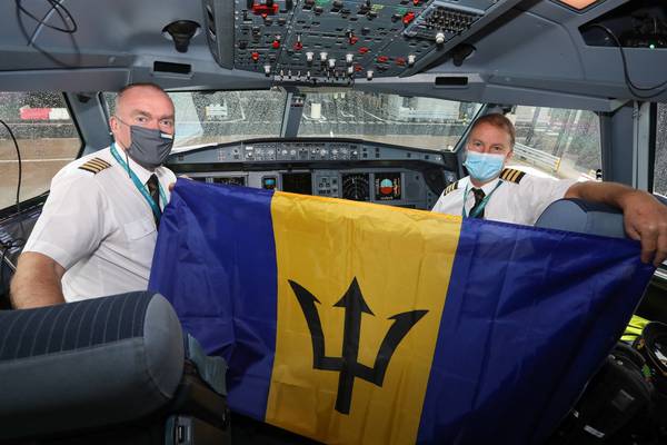 Almost 130 travel to Barbados on Aer Lingus flight from Manchester