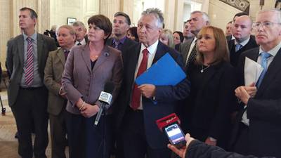 Peter Robinson warns of ministerial resignations