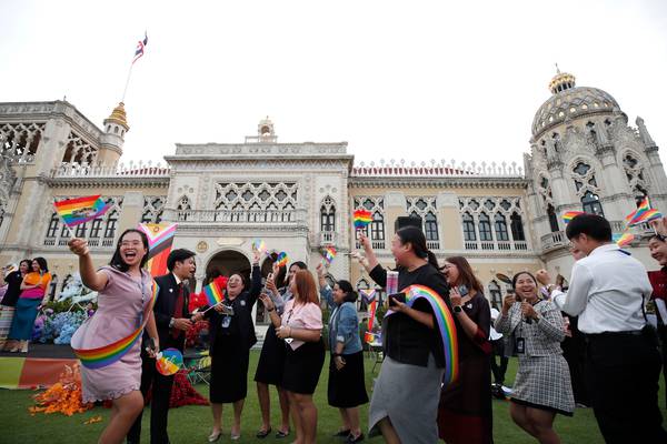 Thailand to be first southeast Asian country to recognise same-sex marriage