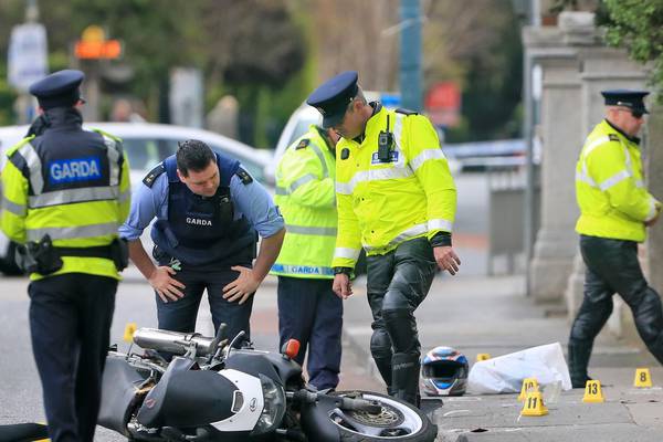 Motorcyclist dies after crashing into wall in Dublin