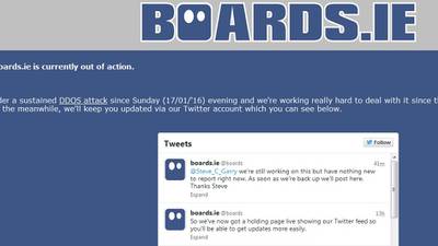 Discussion forum Boards.ie back online after cyber attack