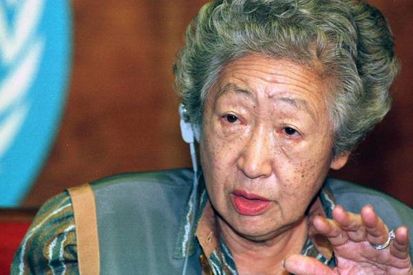 Sadako Ogata obituary: ‘Diminutive giant’ of international diplomacy